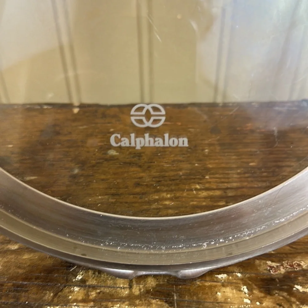 Calphalon Premier Space Saving Flat Glass Lid 8” Diameter Replacement lid only